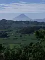 Volcán de Agua as seen from Tecpan, Guatemala (80&nbsp;km (50&nbsp;mi) away)