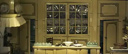 Installed artworks in Sara Rothé's doll house forms a separate inventory altogether