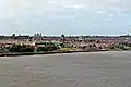Wallasey Town Hall and Seacombe Promenade, viewed from an upper floor.
