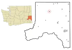 Location of St. John, Washington