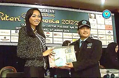 Herman as a guest speaker of The National Narcotics Board of The Republic of Indonesia event - "Beautiful Without Drugs" on 29 January 2013.