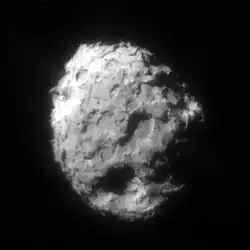 Comet Wild&nbsp;2 as seen from Stardust on 2 January 2004