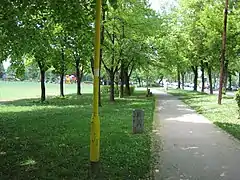 Boulevard of Kulin Ban, near Bilino Stadium polje