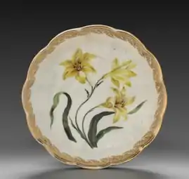Bowl, part of an English dessert service; c. 1800; porcelain; diameter: 22.8&nbsp;cm, overall: 5&nbsp;cm; Cleveland Museum of Art